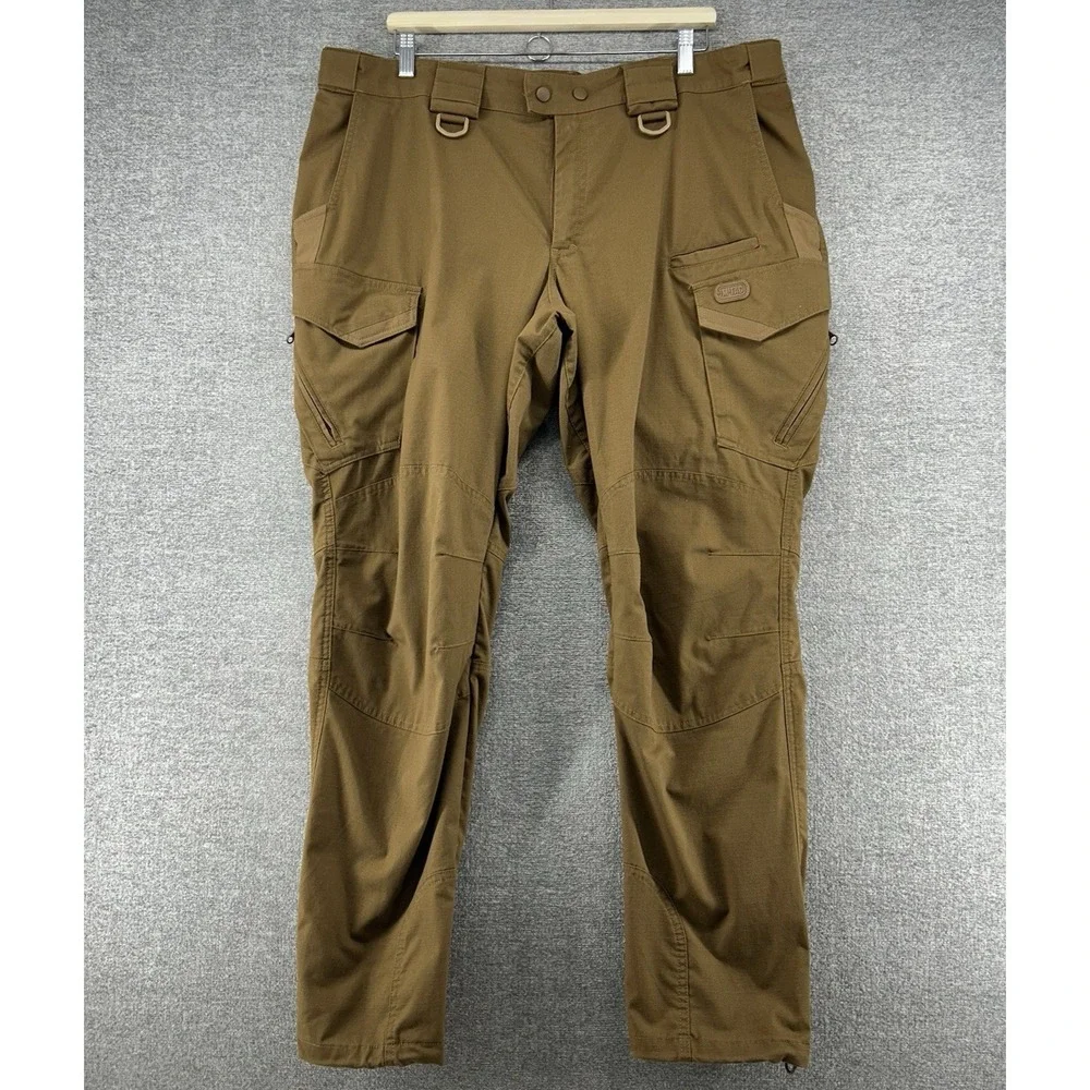 M TAC Aggressor Gen II Flex Cargo Pants Men Size 38x32 Brown Outdoor - Picture 1 of 10